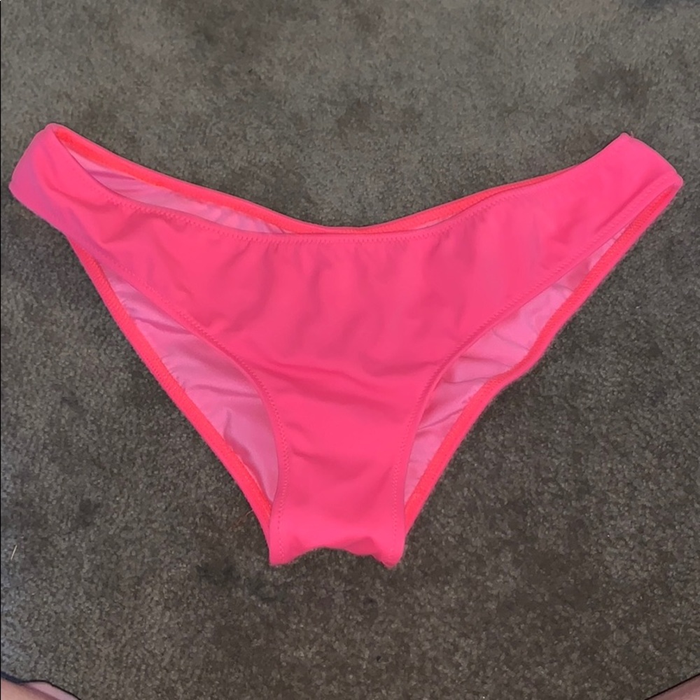 “PINK” hot pink bikini bottoms
